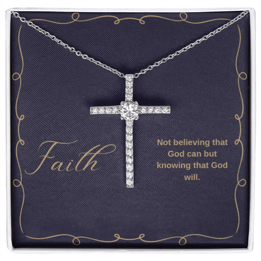 Faith "CZ Cross" Necklace